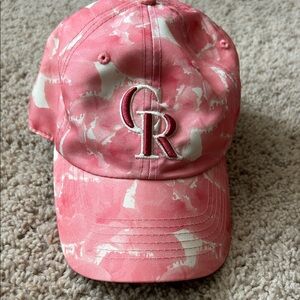 Pink Camouflage Colorado Rockies Women's Hat